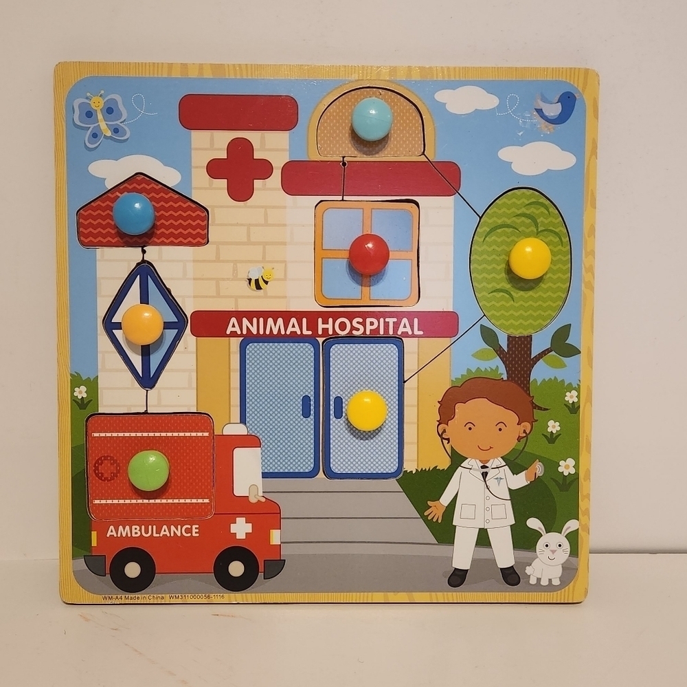 Like New Kids Animal Hospital 7 piece puzzle